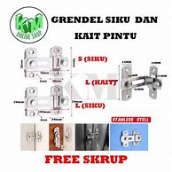 Grendel Slot Pintu Besar